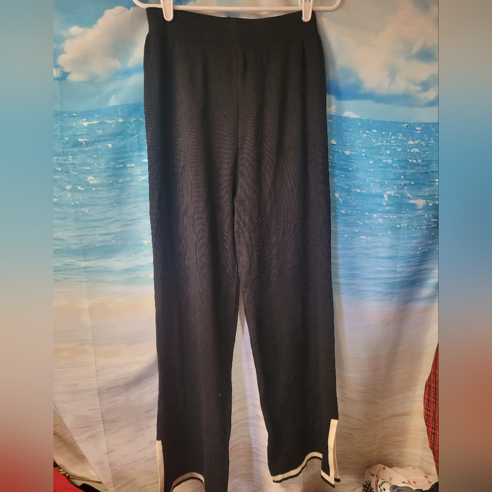 Unbranded NWOT Black Knit Sweater Pants Size‎ Small
